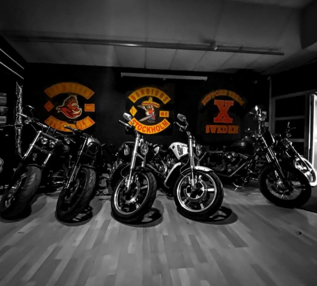 Bad Breed MC Stockholm Red and Gold Family